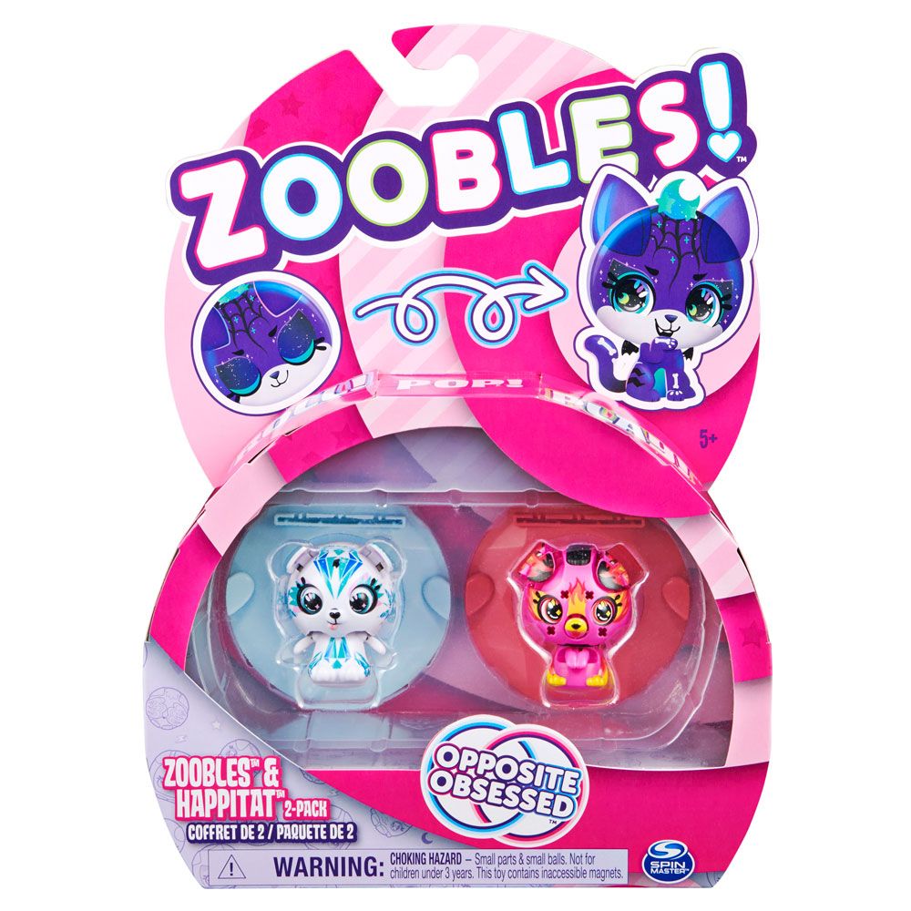 Set 2 figurine animalut transformabile Zoobles - poza 2