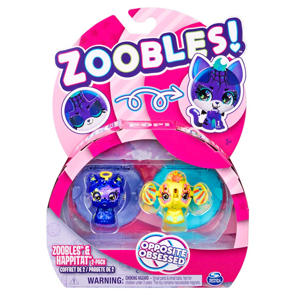 Set 2 figurine animalut transformabile Zoobles - poza 3