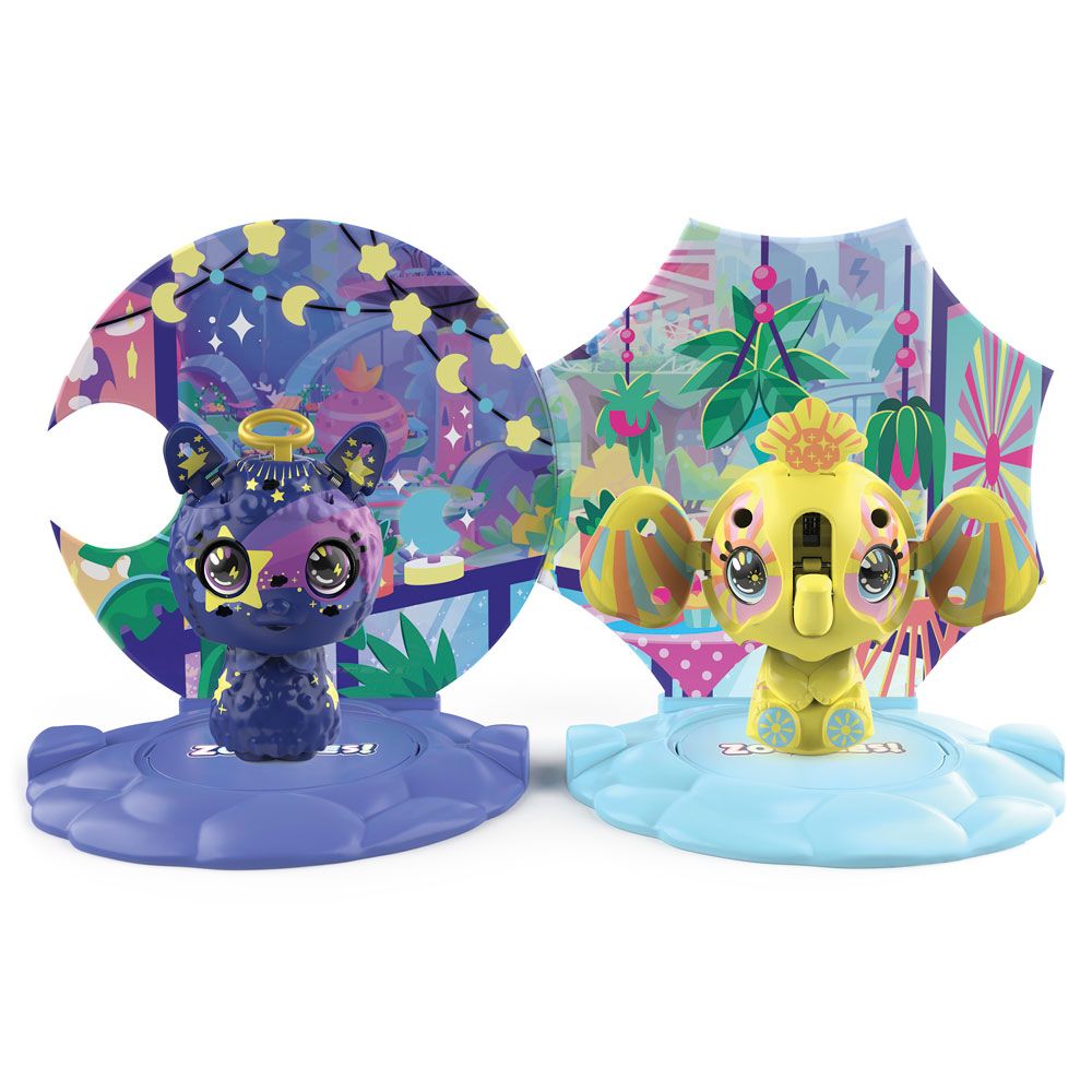 Set 2 figurine animalut transformabile Zoobles - poza 4