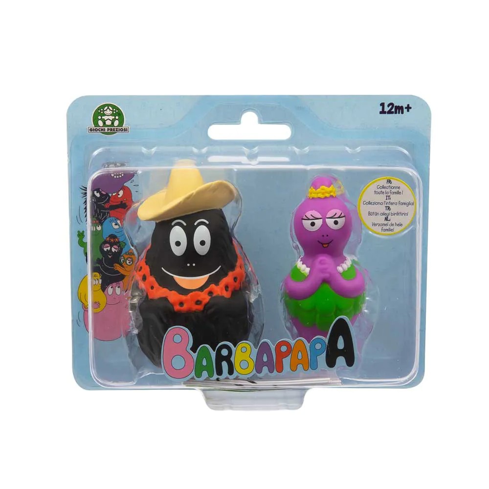 Set 2 figurine GP Barbapapa 8 cm - poza 4