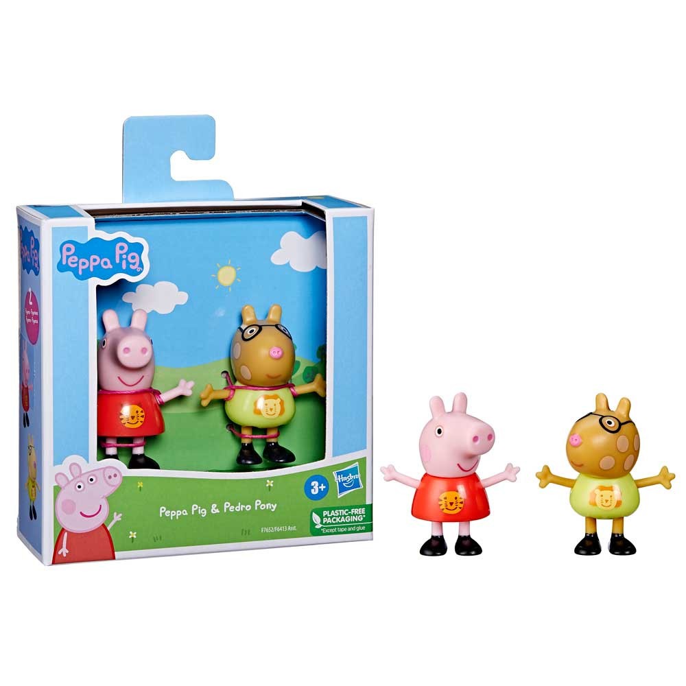 Set 2 figurine Hasbro Peppa Pig si Prietenii diverse modele - poza 4