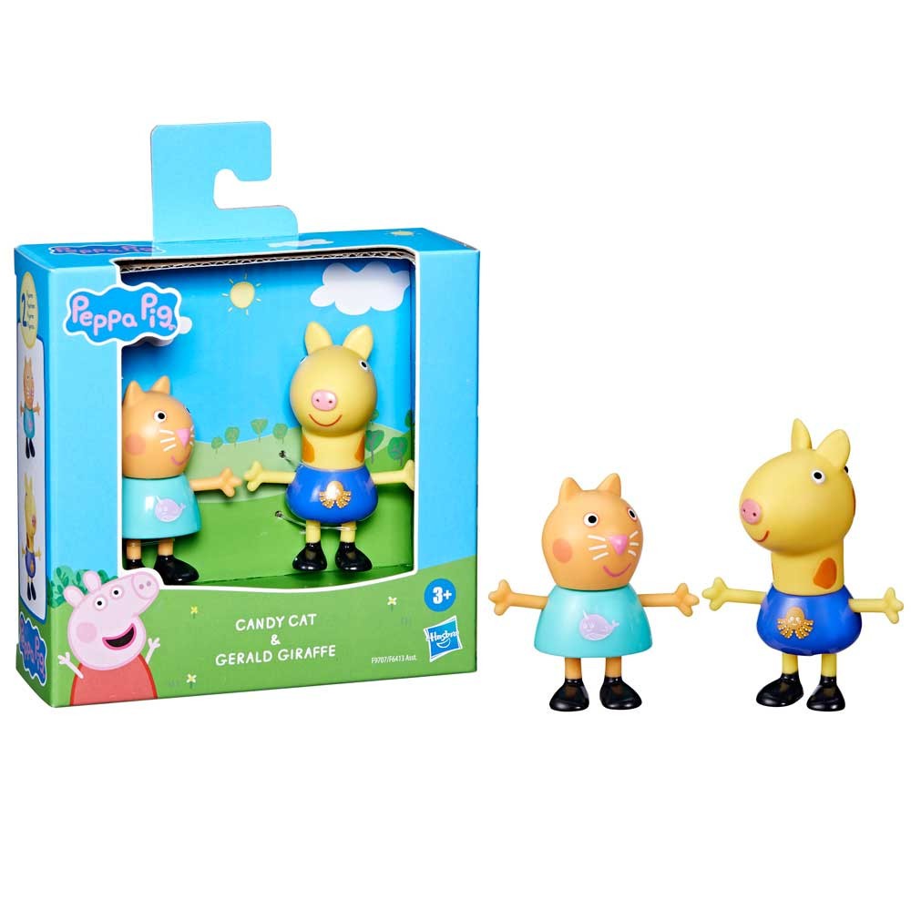 Set 2 figurine Hasbro Peppa Pig si Prietenii diverse modele - poza 5