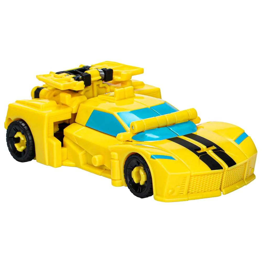 Set 2 figurine Hasbro Transformers Cyber Combiner Earth Spark Bumblebee si Mo Malto - poza 5
