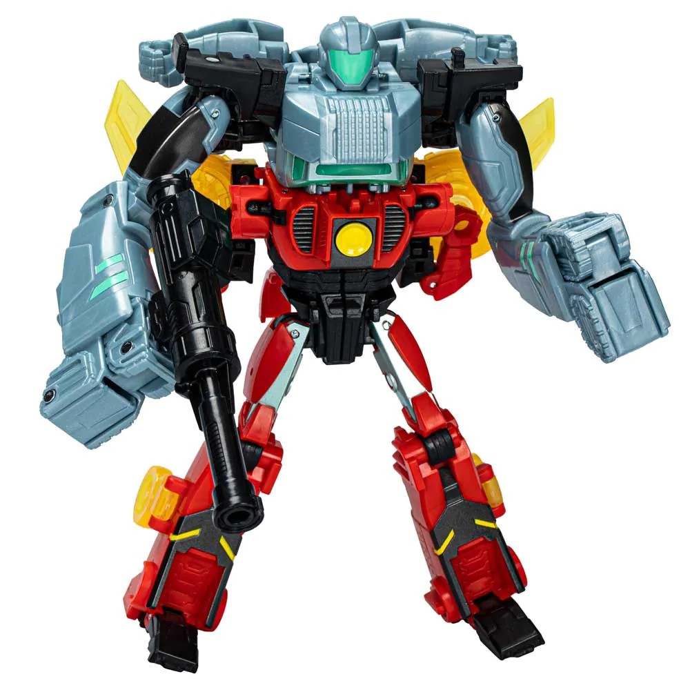 Set 2 figurine Hasbro Transformers Cyber Combiner Earth Spark Terran T si Robby Malto - poza 3