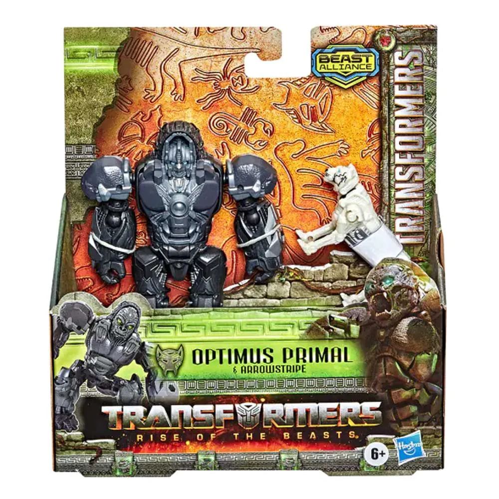 Set 2 figurine Hasbro Transformers Movie 7 Rise Of The Beasts Weaponizer 12 cm - poza 2