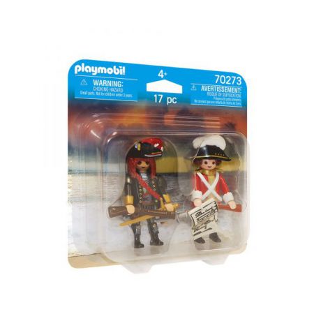 Set 2 figurine pirat si soldat PM70273 Playmobil - poza 1