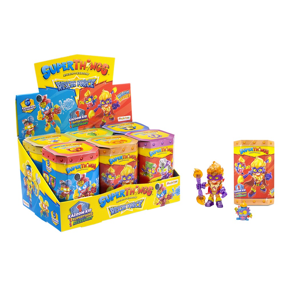 Set 2 figurine SuperThings Rescue Force Kazoom Kid - poza 1