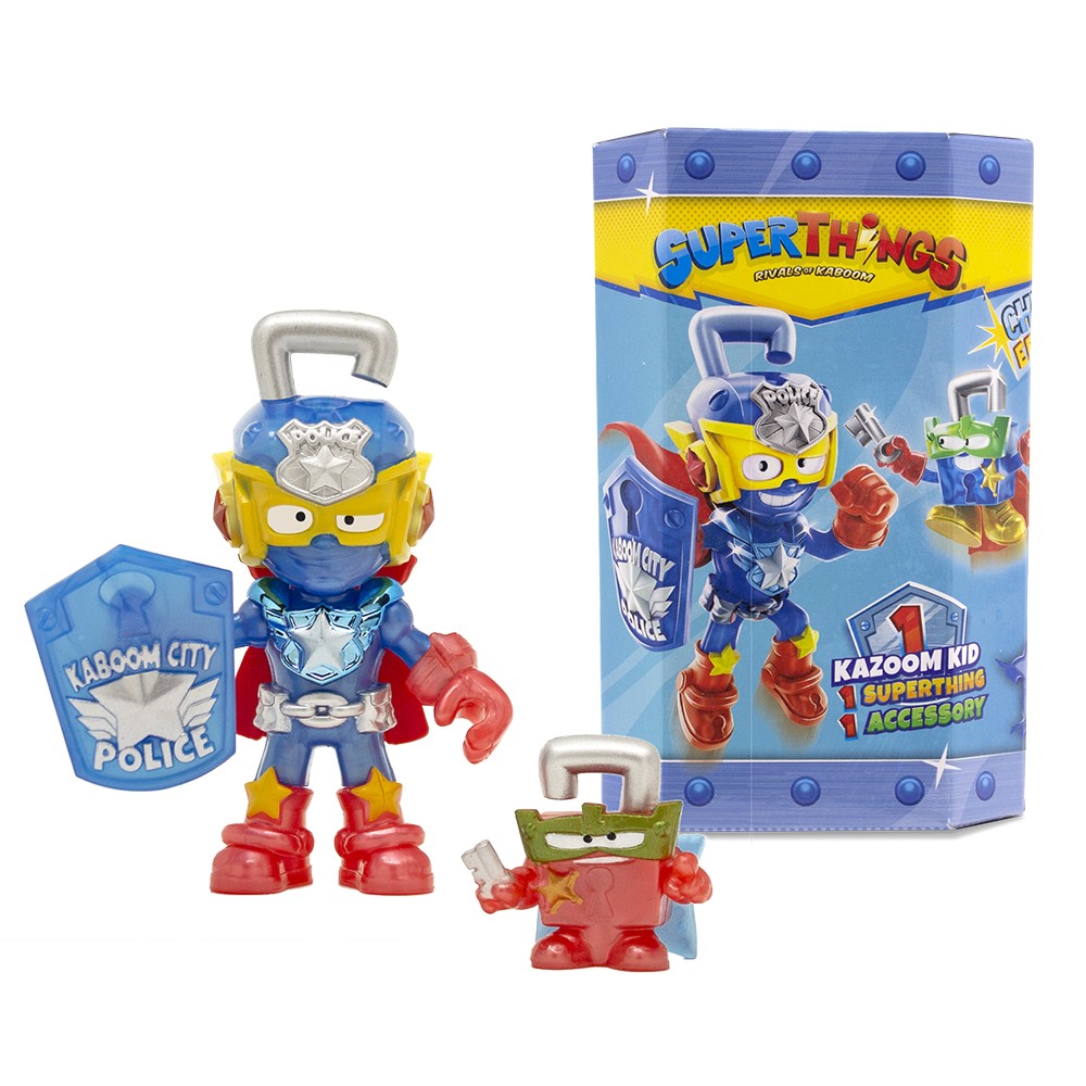 Set 2 figurine SuperThings Rescue Force Kazoom Kid - poza 2