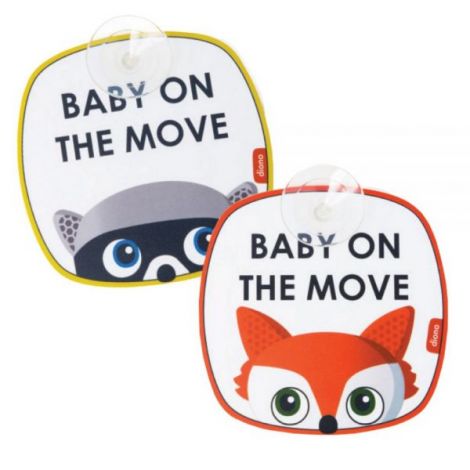 Set 2 indicatoare auto Diono Baby On the Move - poza 1