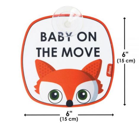 Set 2 indicatoare auto Diono Baby On the Move - poza 3