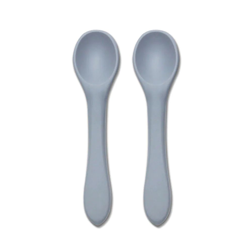 Set 2 linguri de silicon Lorelli Natural Gri - poza 1