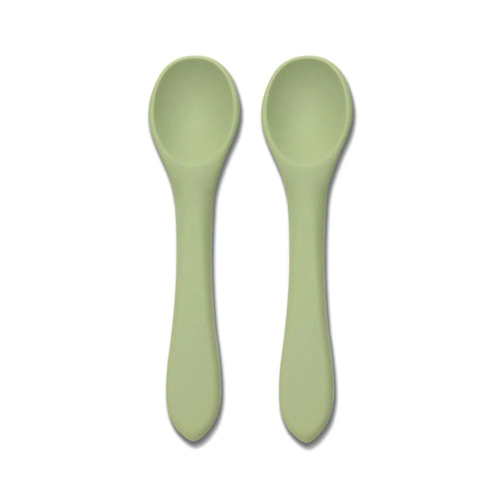 Set 2 linguri de silicon Lorelli Natural Verde - poza 1