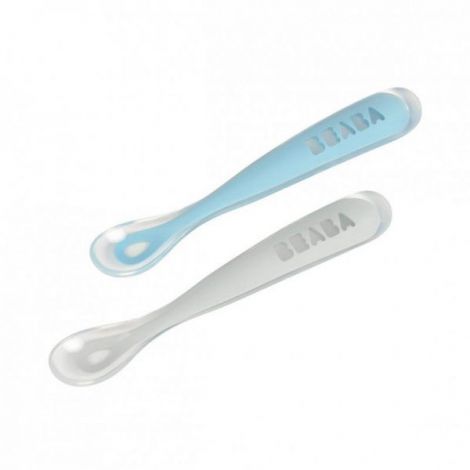 Set 2 lingurite silicon - Bleu - poza 2