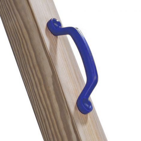 Set 2 manere de prindere, Smart-Line handgrips, 21.5 cm, pentru spatii de joaca, albastre, KBT - poza 2