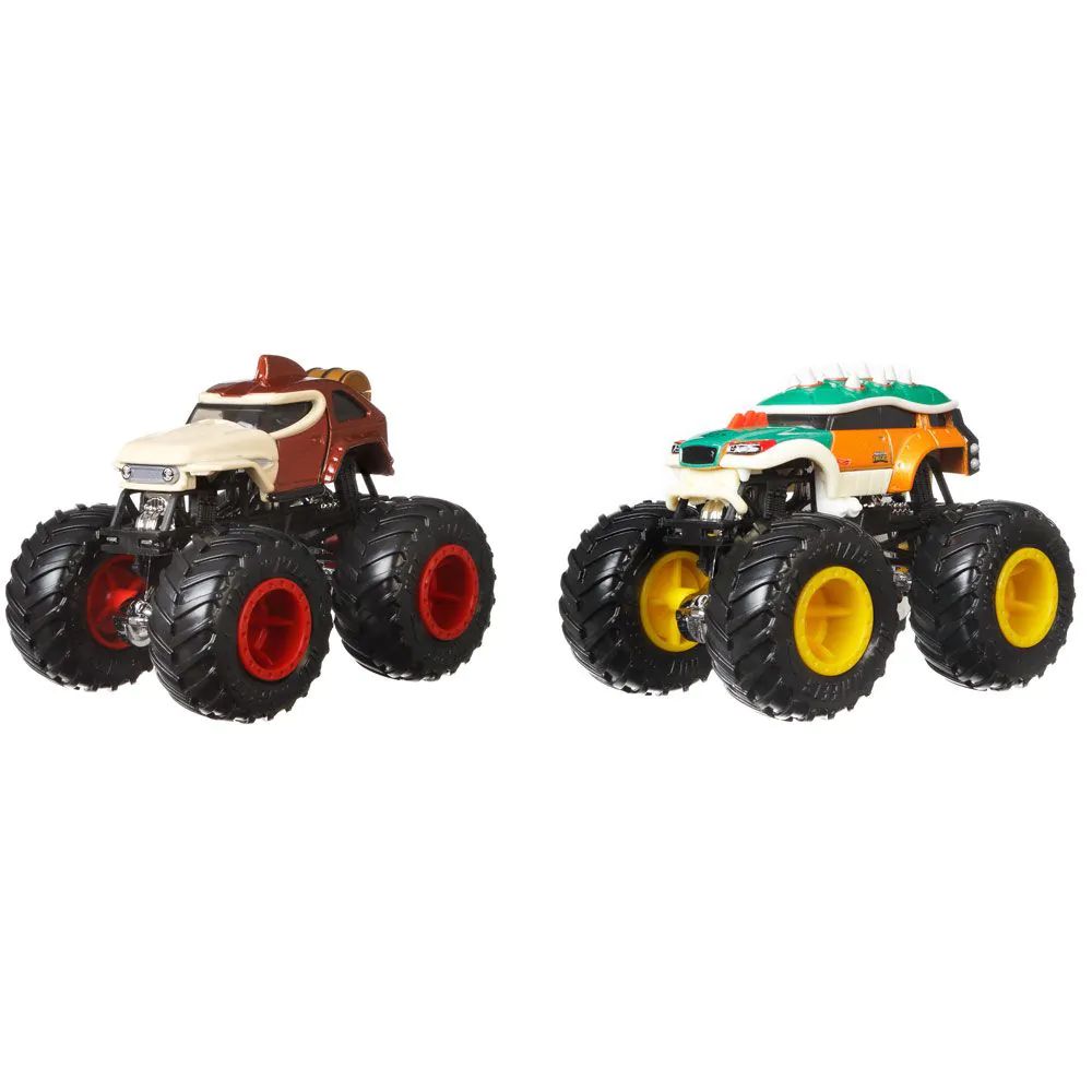 Set 2 masinute Hot Wheels Core Monster Trucks Demolition 1:64 - poza 1
