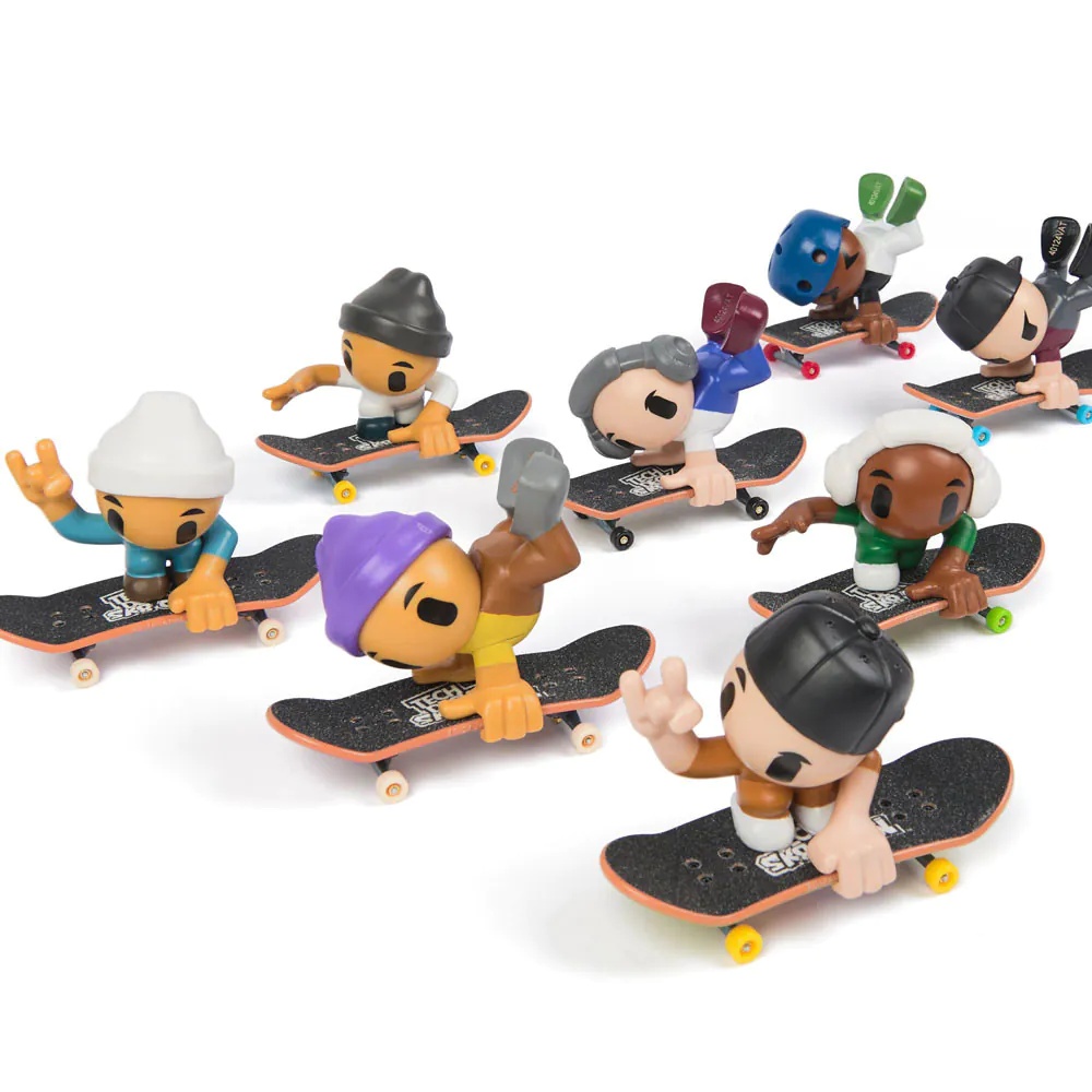 Set 2 mini skateboard cu figurina Tech Deck Sk8Crew Deluxe 6071061 - poza 3