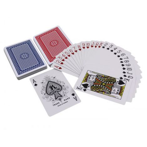 Set 2 Pachete Carti Royal Canasta Poker Din Plastic - poza 3