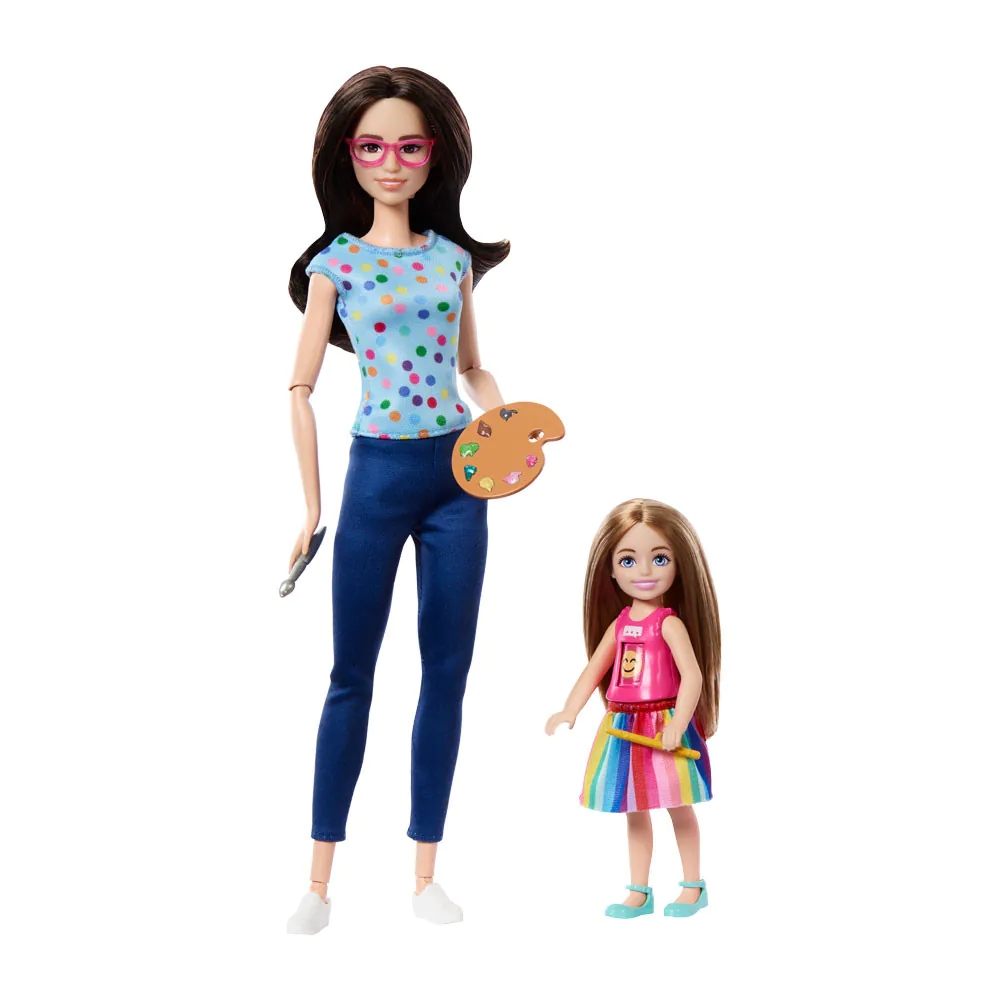 Set 2 papusi cu accesorii Barbie Careers Terapie prin Arta - poza 5