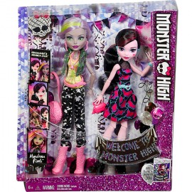 Set 2 papusi - Draculaura si Moanica - Welcome to Monster High - poza 2