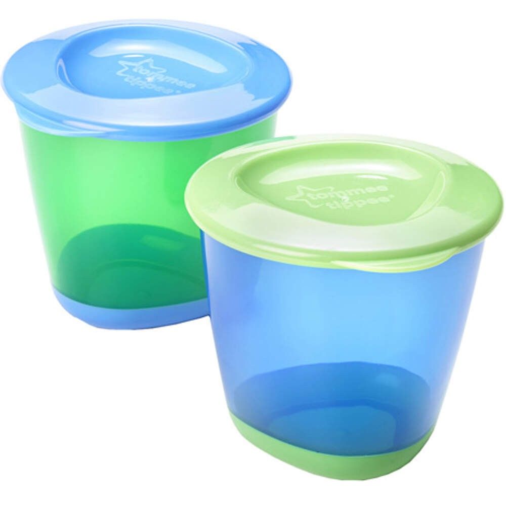 Set 2 recipiente pentru mancare Tommee Tippee 4 luni+ - poza 1