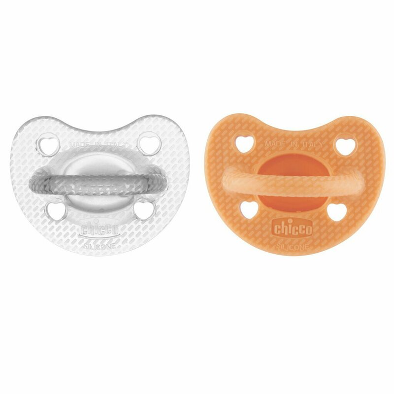 Set 2 suzete bebelusi, Chicco, Physioforma Luxe, Ortodontice, Silicon moale, Fara BPA, 6-16 luni, Gri