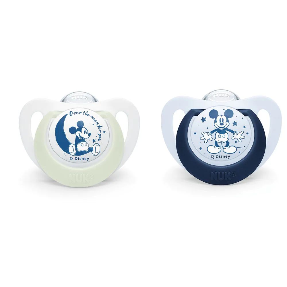 Set 2 suzete Nuk Disney Mickey Night and Day 6-18 luni - poza 1