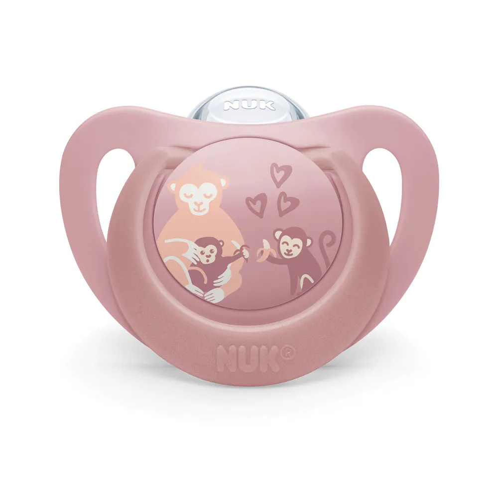 Set 2 Suzete NUK First Choice Silicon Cutie Depozitare Maimuta/Cangur 6-18 luni - poza 3
