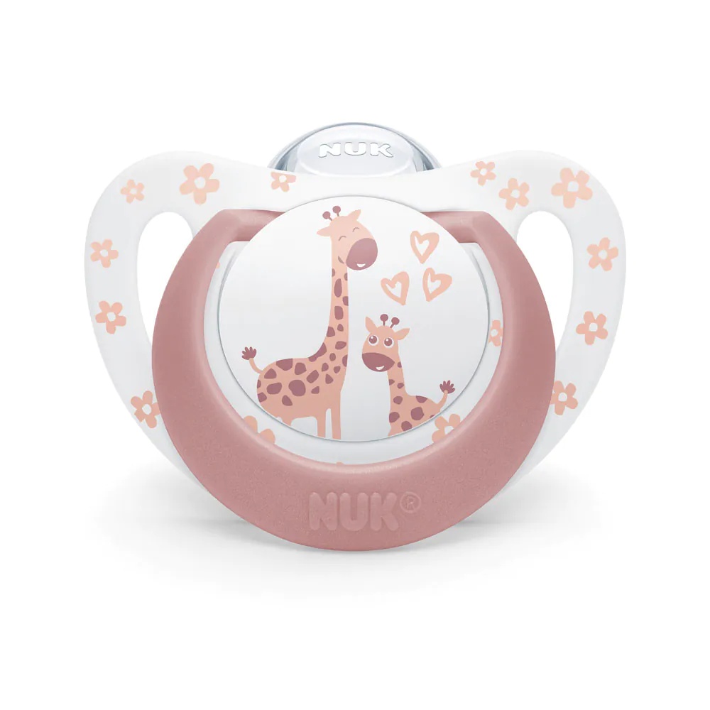 Set 2 Suzete NUK First Choice Silicon Cutie Depozitare Pinguin/Girafa 0-6 luni - poza 3