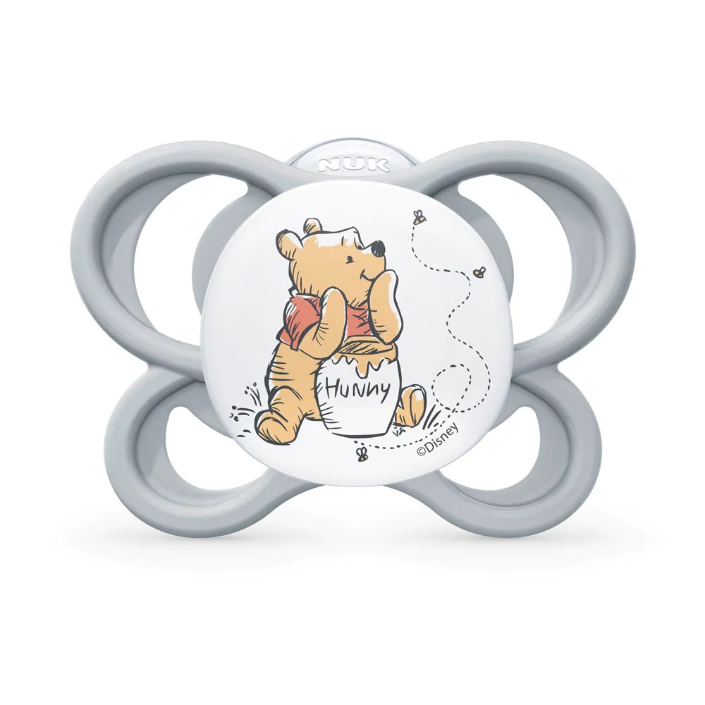 Set 2 Suzete NUK Perfect Match Air Silicon Cutie Depozitare Winnie the Pooh 0-6 luni - poza 2