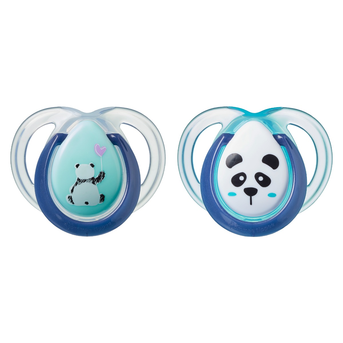 Set 2 suzete ortodontice din silicon Tommee Tippee Anytime 0-6 luni Green - poza 1