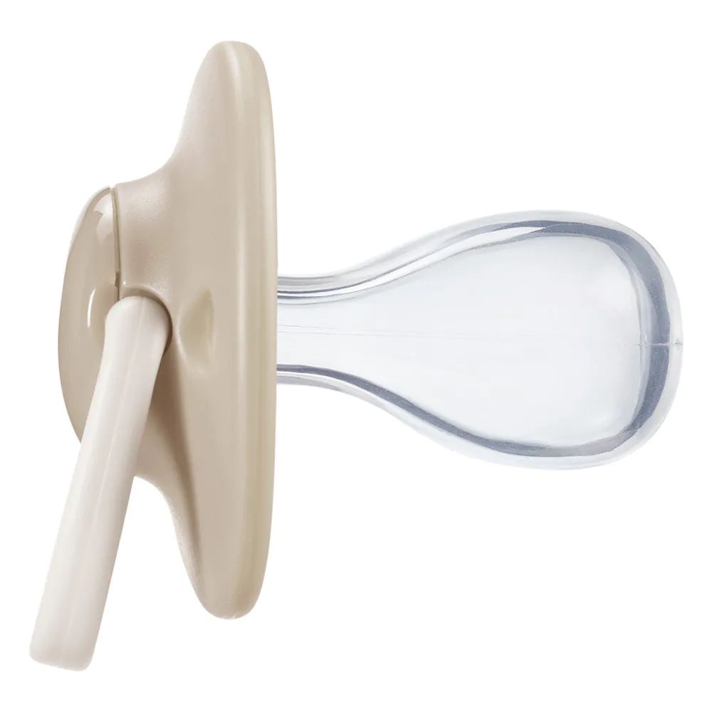 Set 2 suzete ortodontice silicon Tommee Tippee Anytime 18-36 luni Brown Beige Bee - poza 4
