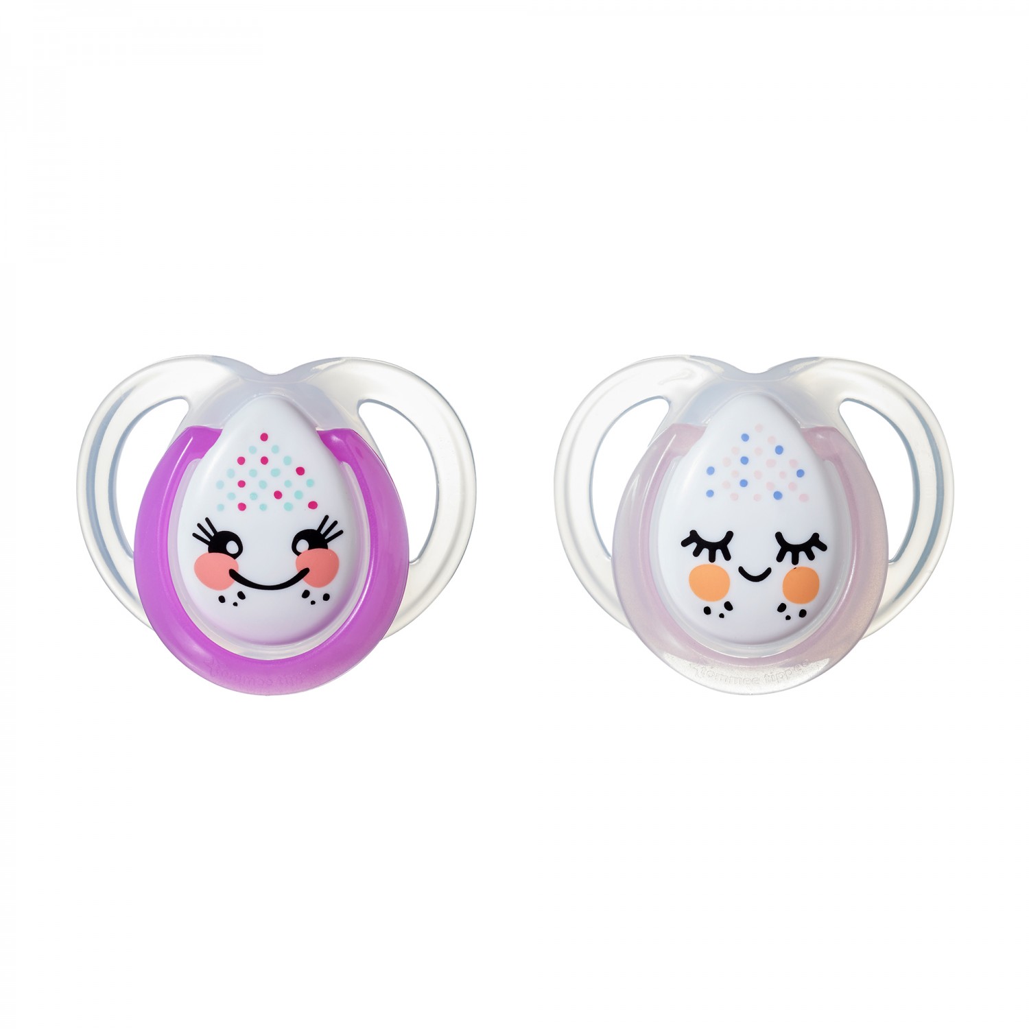 Set 2 suzete ortodontice Tommee Tippee Night 0-6 luni - poza 3