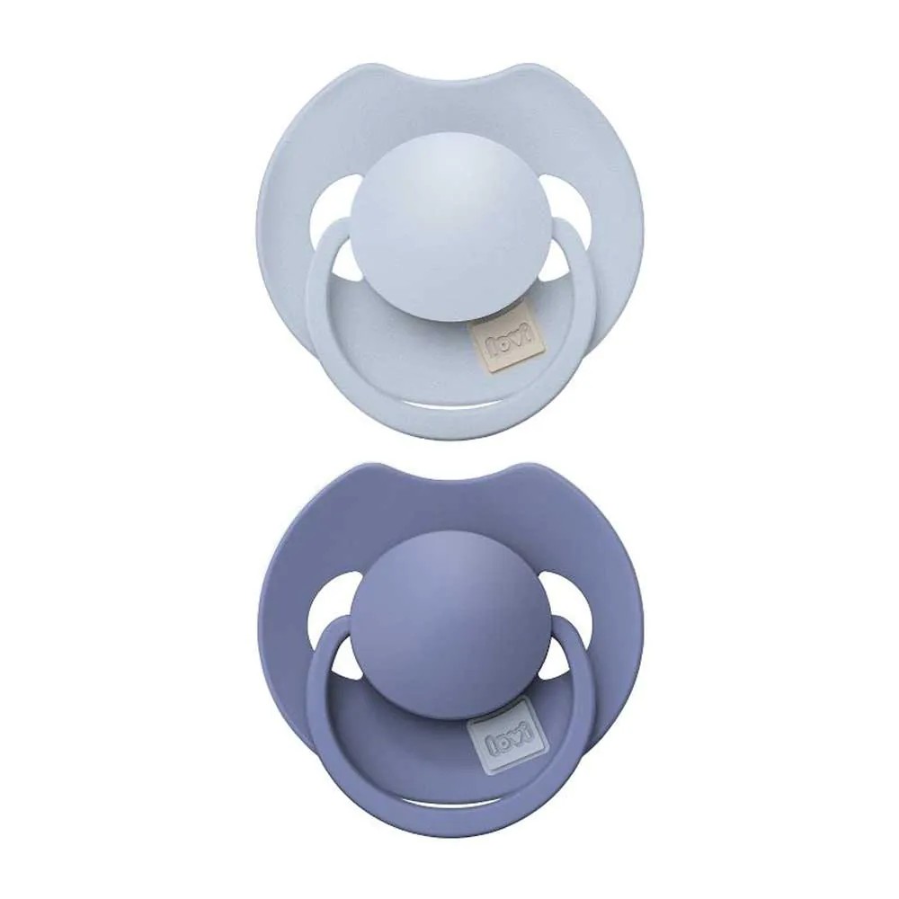 Set 2 suzete silicon Lovi Dynamic Prime 6-18 luni Baby Blue - poza 1