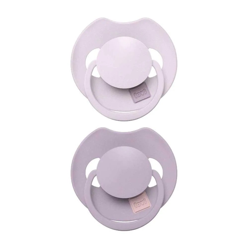 Set 2 suzete silicon Lovi Dynamic Prime 6-18 luni Lilac - poza 1