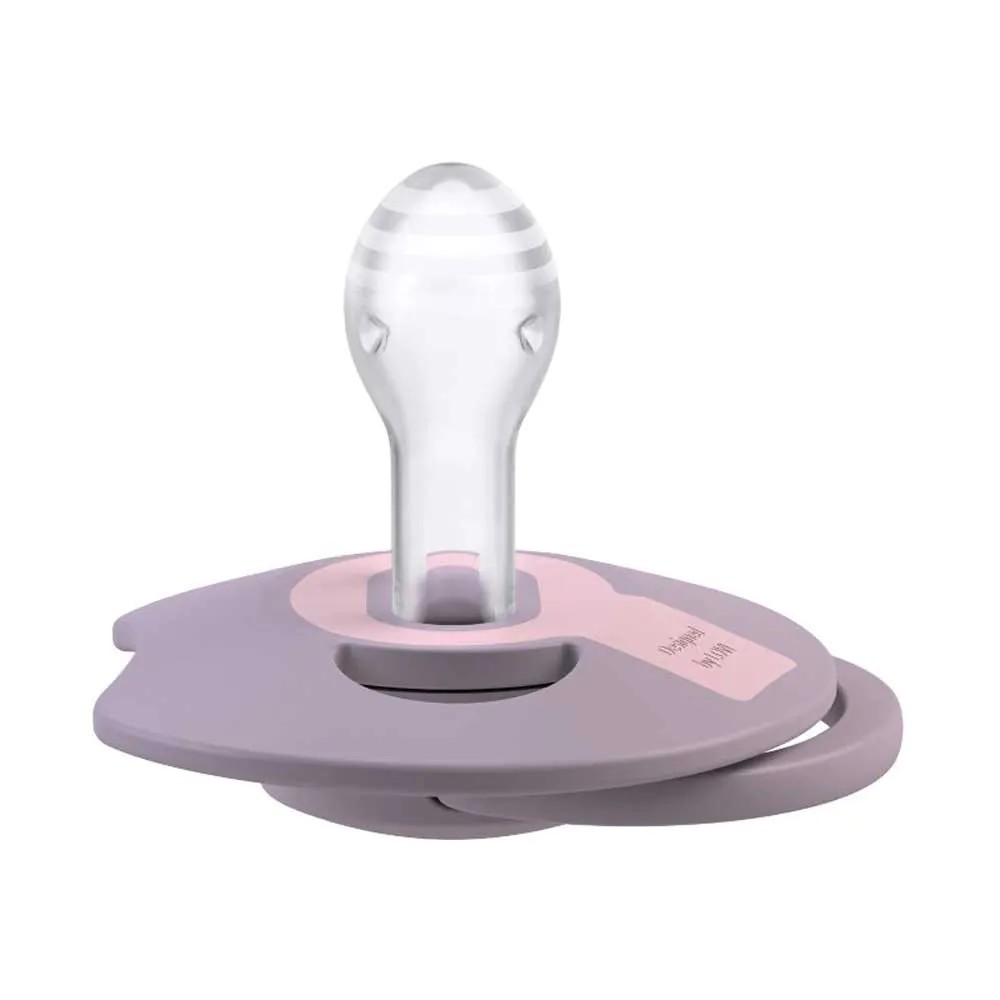 Set 2 suzete silicon Lovi Dynamic Prime 6-18 luni Lilac - poza 2
