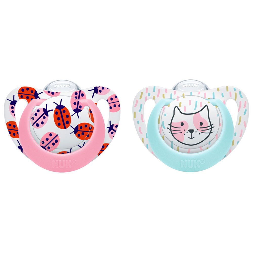 Set 2 suzete silicon Nuk Genius 6-18 luni - poza 3