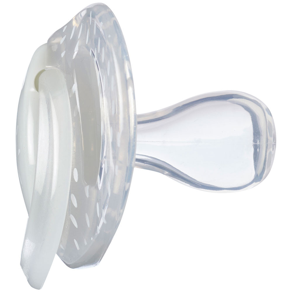 Set 2 suzete silicon ortodontice Tomme Tippee Night 6-18 luni Star Rain Pink - poza 4