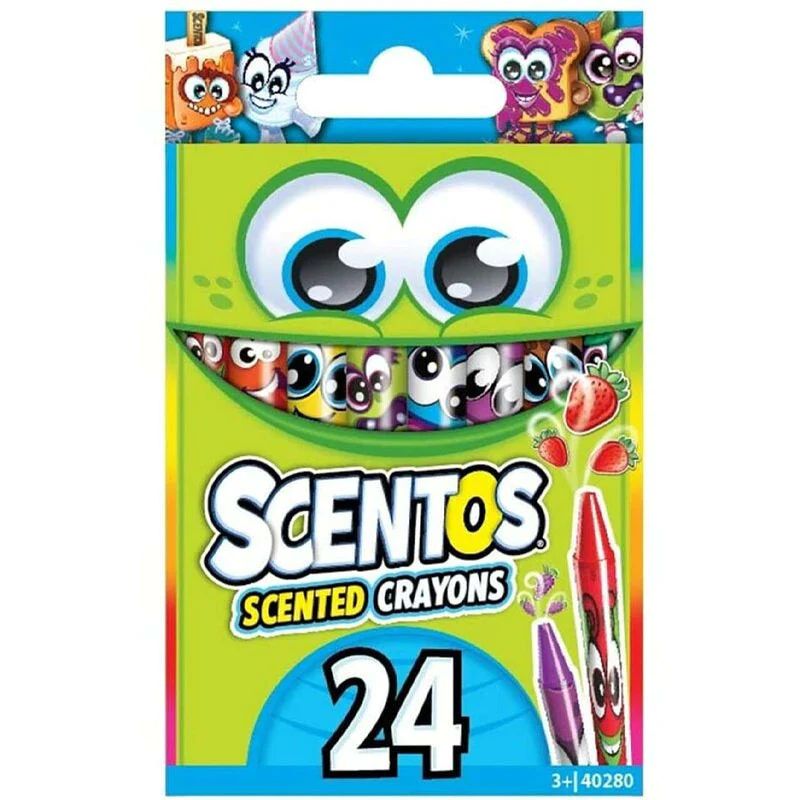 Set 24 creioane cerate parfumate Scentos