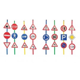 Set 24 semne de circulatie A+B - poza 1