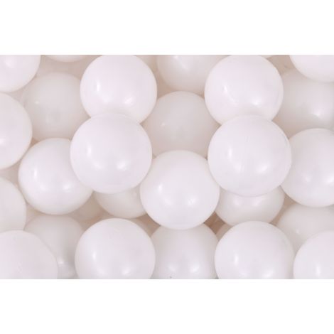 Set 250 bile albe pentru piscina cu bile - poza 1