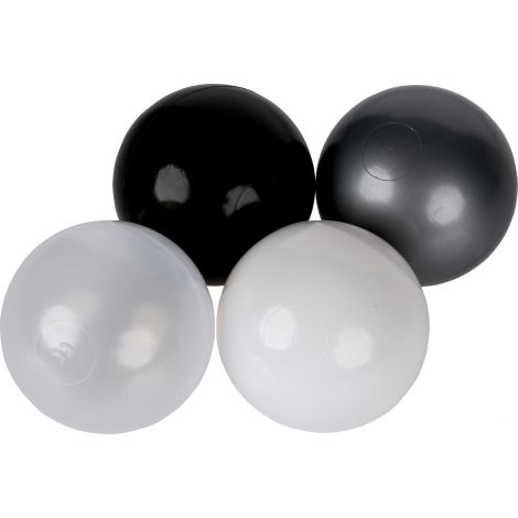 Set 250 bile trasnparente pentru piscina cu bile - poza 3