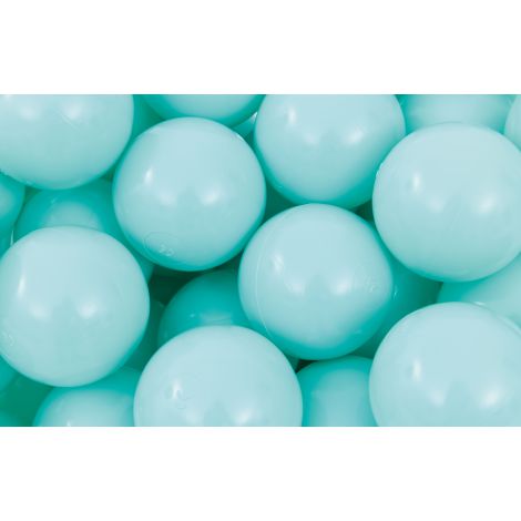 Set 250 bile turcoaz deschis pentru piscina cu bile - poza 2