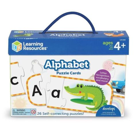 Set 26 de puzzle-uri alfabet (3 piese) - poza 1