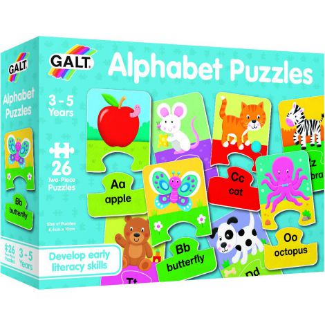 Set 26 de puzzle-uri alphabet (2 piese) - poza 1