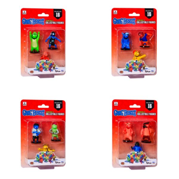 Set 3 figurine Gang Beasts Seria 1 - poza 1