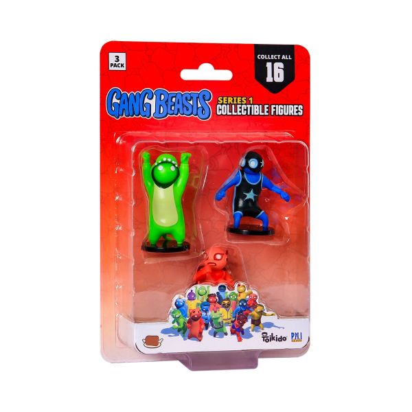 Set 3 figurine Gang Beasts Seria 1 - poza 2
