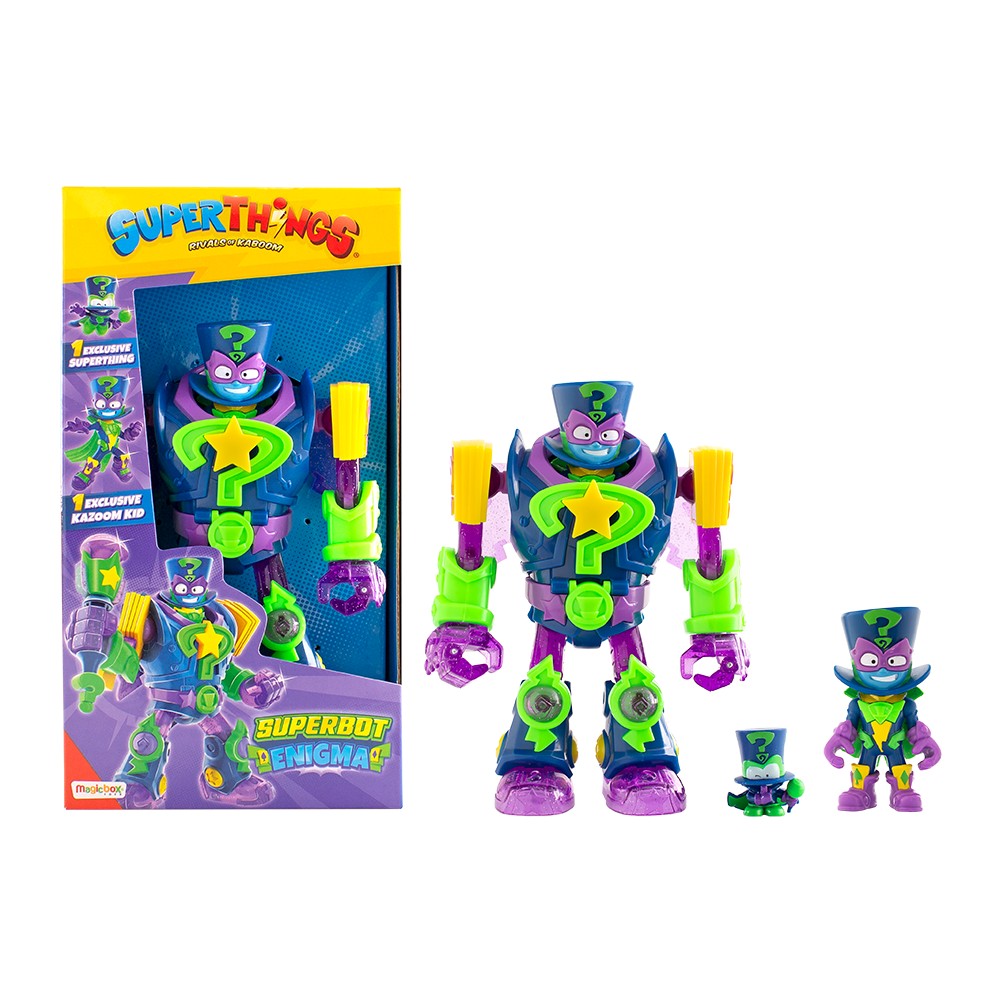 Set 3 figurine SuperThings Superbot Enigma - poza 2