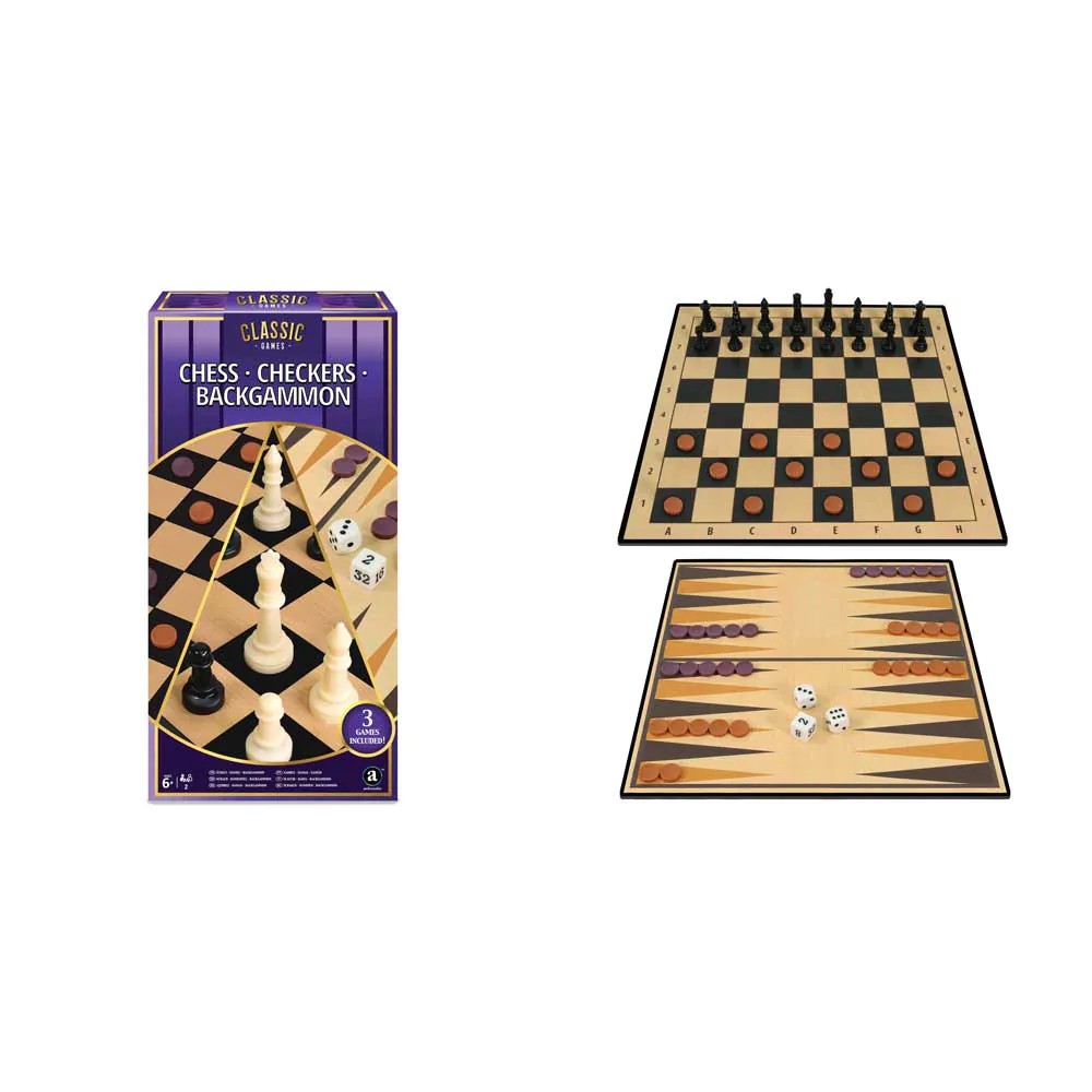 Set 3 in 1 sah, dame si table Ambassador - poza 1