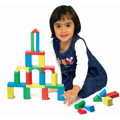 Set 3 jucarii clasice din lemn Melissa & Doug 93685 - poza 4
