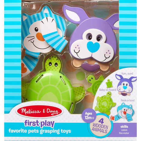 Set 3 jucarii pentru motricitate Animale de companie - Melissa & Doug - poza 1